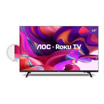 Smart TV LED 43" HD 43S5135/78G AOC Wifi com Conversor Digital USB HDMI