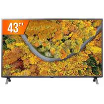 Smart TV LED 43" LG 43UQ751CSF 4K UHD,Wi-Fi,Bluetooth, HDR, 3 HDMI, 1 USB, ThinQ AI, 60Hz