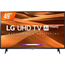 Smart TV LED 49'' Ultra HD 4K LG 49UM 731 3 HDMI 2 USB Wi-fi Conversor Digital Smart TV LED 49'' Ultra HD 4K LG 49UM 731 3 HDMI 2 USB Wi-fi Conversor Digital