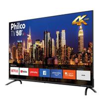 Smart TV LED 50" 4K Roku Philco PTV50RCG70BL 4 HDMI 2 USB Preta