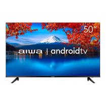 Smart TV LED 50" Aiwa 50BL02A 4K UHD, com Wi-Fi, 2 USB, 3 HDMI, Borda Ultrafina, 60Hz