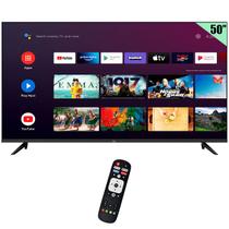Smart TV LED 50" Mtek MK50FSAU 4K Ultra HD Android TV Wi-Fi e com Conversor Digital