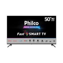 Smart TV Led 50 Polegadas Philco PTV50G70SBLSG Ultra HD 4K HDR Processador Quad Core HDMI