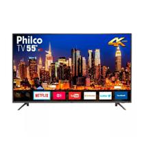 Smart TV LED 55 Polegadas Philco PTV55F61SNT HD 4K 3 HDMI 2 USB Netflix