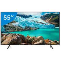 Smart TV LED 55 Polegadas Samsung 55RU7100 Ultra HD 4K com Conversor Digital 3 HDMI 2 USB Wi-Fi Controle Remoto Único e Bluetooth Smart TV LED 55 Polegadas Samsung 55RU7100 Ultra HD 4K com Conversor Digital 3 HDMI 2 USB Wi-Fi Controle Remoto Único e Bluetooth