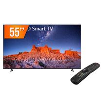 Smart TV LED 55" Ultra HD 4K LG 55UQ801C0SB.BWZ ThinQ AI 3 HDMI 2 USB Wi-Fi Bluetooth