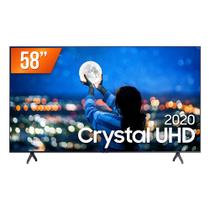 Smart TV LED 58" UHD 4K Samsung 58TU7000 Crystal UHD 2 HDMI 1 USB Wi-Fi