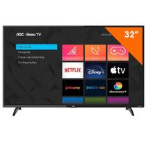 Smart TV LED HD 32” AOC 32S5195/78G, HDR, 3 HDMI, 1 USB, Wi-Fi Integrado