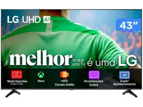 Smart TV LG 43'' 4K Ultra HD 43UA7500PSA, WiFi, Bluetooth, HDR10, Alexa, Airplay2, WebOS 24