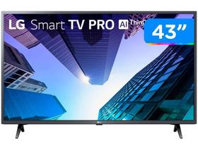 Smart TV LG 43" Full HD 43LM631C0SB HDR Ativo WebOS 4.5 ThinQ AI Processador Quad Core