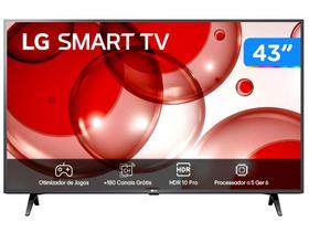 Smart TV LG 43'' Full HD 43LR6700, WiFi, Bluetooth, HDR, Processador alpha 5 AI Ger 6, webOS 23, 43LR6700PSA LG