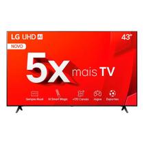 Smart TV LG 43 polegadas 4K Ultra HD Pro LED HDR Thinq Ai Alexa 43TU801C0SA.AWZ