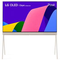 Smart TV LG 4K OLED 55" Polegadas 55LX1QPSA Evo Object Posé com Design 360, Suporte de Chão e Wi-Fi