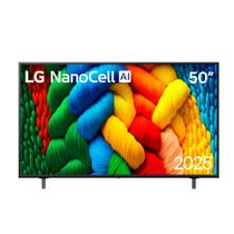 Smart Tv LG 50" NanoCell 4K Ultra HD WebOS 25 AI Magic Alexa Bivolt