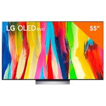 Smart TV LG 55" 4K OLED OLED55C2PSA, ThinQ AI, Wi-fi Integrado
