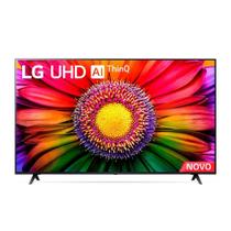 Smart TV LG 55" 4K UHD webOS 23 AI α5 Ger6 3 HDMI 2 USB Bluetooth Wi-Fi ThinQ AI Alexa - 55UR8750PSA