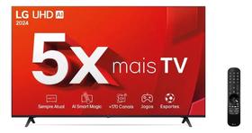 Smart TV LG 55" 4K Ultra HD UT80 Processador A5 Ger7 AI Alex