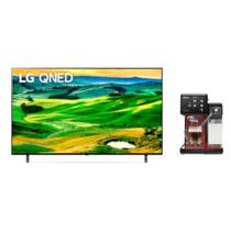 Smart TV LG 55" NanoCell 4K Quantum Dot 55QNED80SQA e Máquina de Café Expresso Oster PrimaLatte Vermelha