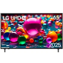 Smart Tv LG 65" 4K Ultra HD WebOS 25 AI Smart Magic Alexa 65AU801