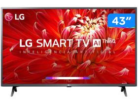 Smart TV LG Full HD 43 Polegadas WiFi Bluetooth HDR AI ThinQ 43LM6370 Smart TV LG Full HD 43 Polegadas WiFi Bluetooth HDR AI ThinQ 43LM6370