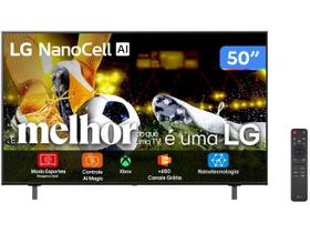 Smart TV LG NanoCell AI 50'' 4K UHD WiFi Bluetooth webOS - 5 Smart TV LG NanoCell AI 50'' 4K UHD WiFi Bluetooth webOS - 5