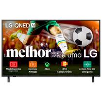 Smart TV LG QNED 4K 75" Polegadas com WebOS 25 e Processador α7 AI - 75QNED82ASG