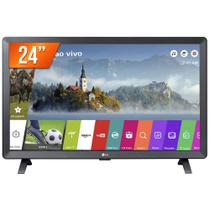 Smart TV Monitor LG 24" LED Wi-Fi webOS 3.5 DTV Time Machine Ready 24TL520S