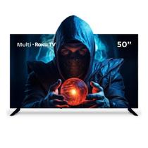 Smart TV Multi 50 4K QLED Wifi Bluetooth c/sistema Roku HDMI USB TL059M