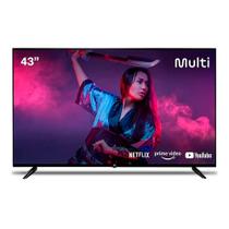 Smart TV Multilaser 43 FHD DLED USB HDMI Multi Android - TL046M