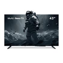 Smart TV Multilaser TL056M HD LED 43" Sistema Roku