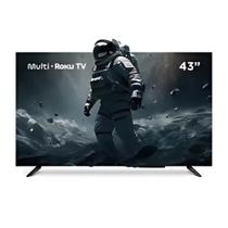 Smart TV Multilaser TL056M HD LED 43" Sistema Roku