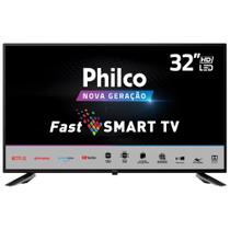 Smart TV Philco 32 HD D-LED USB Wi-Fi HDMI Com conversor digital - PTV32N5SE10H