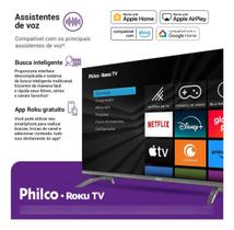 Smart tv philco 32" led mod p32crb roku tv