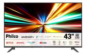 Smart TV Philco 43" Full HD Android, TV Borda Infinita - P43EAA