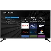 Smart Tv Philco 50" 4k LED PTV50G70R2CBBL Roku Dolby HDR10 Bivolt