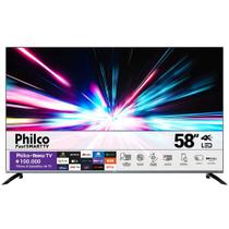 Smart TV Philco 58 Pol 4K PTV58G70R2CSGBL HDR10 Dolby Audio 4X HDMI 2.0 WiFi Roku TV