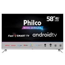 Smart TV Philco 58" PTV58GAGSKSBL 4K LED 3 Hdmi 2 Usb - Bivolt