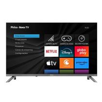 Smart TV Philco P32CRB 32" HD DLED Cinza Roku TV Dolby Audio HDR10 Bivolt