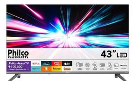 Smart TV Philco P43CRA 43 Full HD Roku TV com HDR10, WiFi e Dolby Audio Smart TV Philco P43CRA 43 Full HD Roku TV com HDR10, WiFi e Dolby Audio
