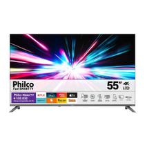 Smart TV Philco P55CRA 4K UHD 55 Roku TV Compatível com Alexa e Google Assistente e Dolby Audio