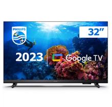 Smart TV Philips 32" Google TV HD Comando de Voz, HDR10, WiFi 5G, Bluetooth, 3 HDMI - 32PHG6918/78