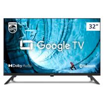 Smart TV Philips 32 HD Google TV Comando de Voz HDR HDMI Bluetooth - Philips TV
