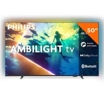Smart TV Philips 50 Polegadas 4K UHD com Ambilight - PUG8100/78