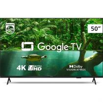 Smart TV Philips 50" UHD 4K LED Google TV 50PUG7408/78