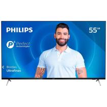 Smart Tv Philips 55" Uhd Hdr10+ Dolby Vision Dolby Atmos Bluetooth Wifi 3 Hdmi 2 Usb