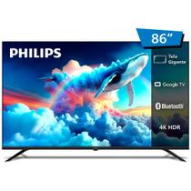 Smart Tv Philips 86" 4K UHD HDR10 Comando de Voz 86PUG7019 Bivolt