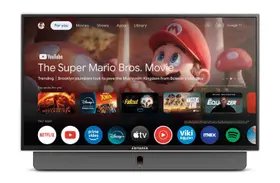 Smart TV Portátil AIWA 24” Full HD HDR10 Dolby Audio Google TV Bateria de 3h AWS-TV-24-01-G