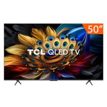 Smart TV QLED 50" Google TV Ultra HD 4K TCL C655 Comando de Voz HDR10+ HDMI 2.1 Wi-Fi Bluetooth