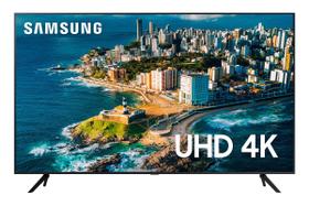 Smart TV Samsung 43" UHD 4K 43CU7700 2023, Processador Crystal 4K, Gaming Hub, Visual Livre de Cabos, Alexa built in, Controle Único