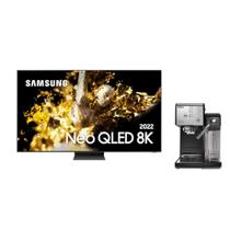 Smart TV Samsung 55" Neo Qled 8K Mini LED QN55QN700BGXZD e Máquina de Café Expresso Oster PrimaLatte Preta